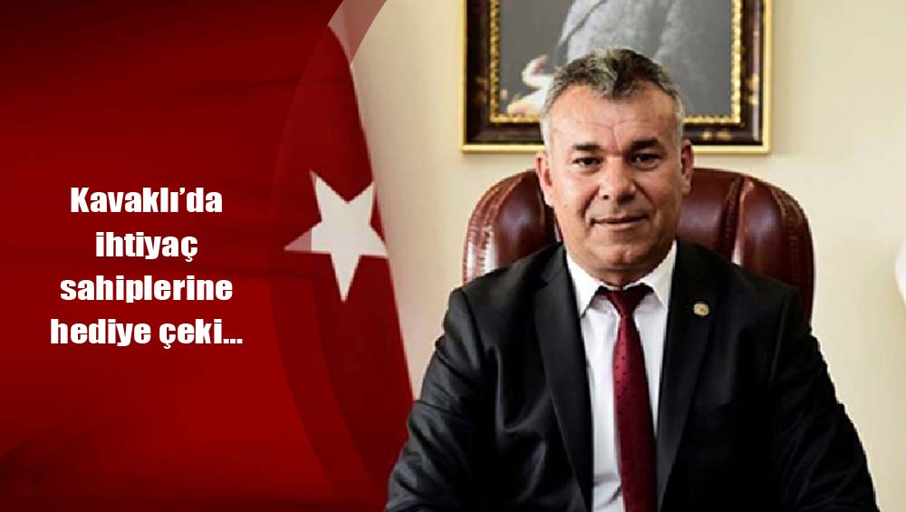 Kavaklı’da ihtiyaç sahiplerine hediye çeki