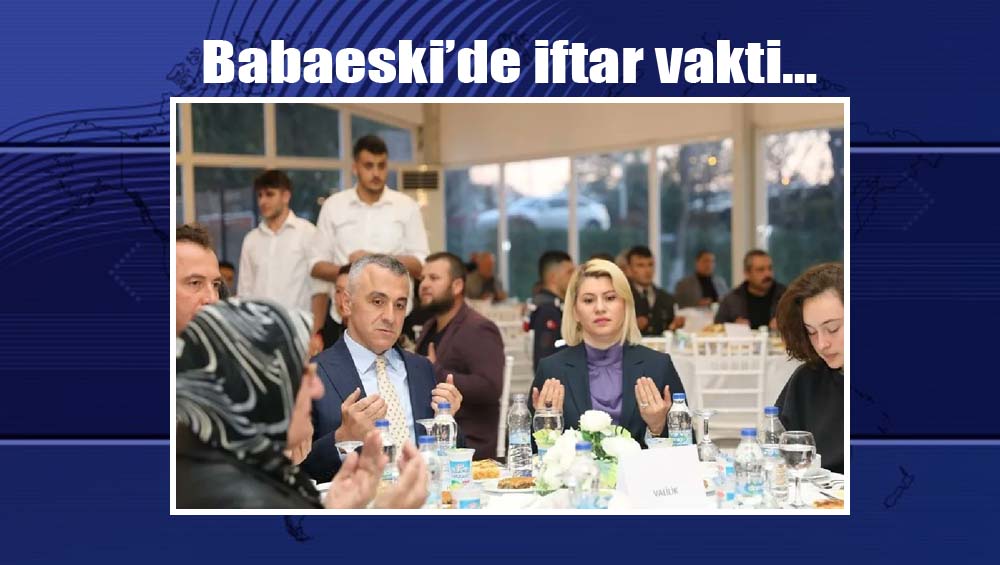 Babaeski’de iftar vakti