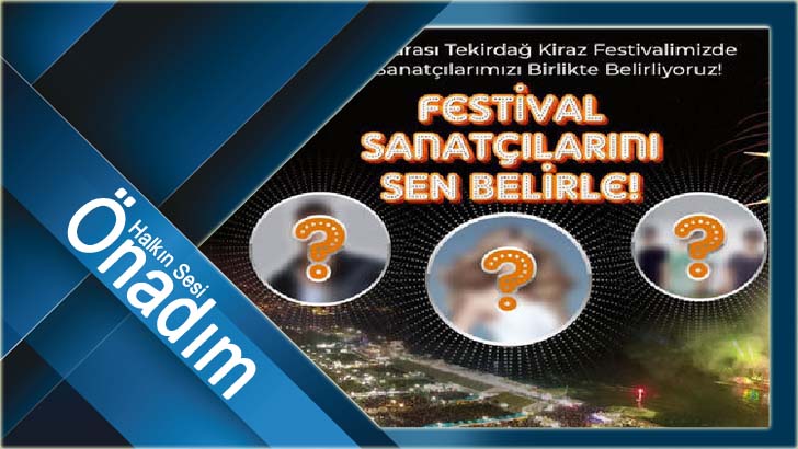 Festivalin sanatçılarını anketle halk belirleyecek