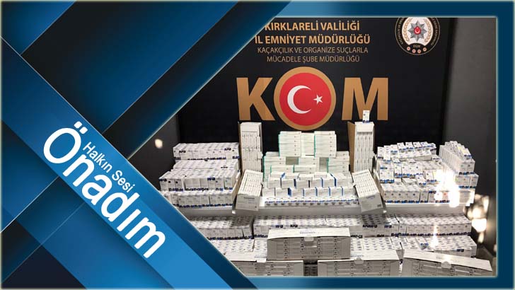 200 bin TL değerinde kaçak ürün ele geçirildi