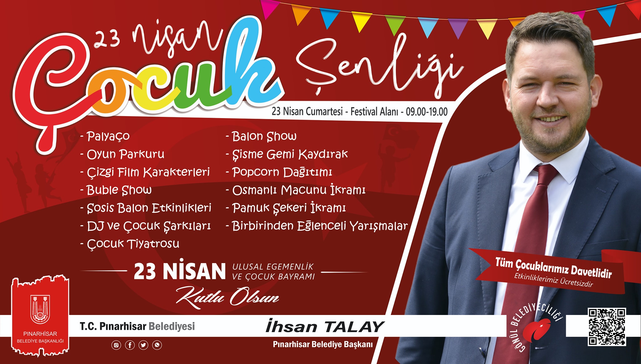 Pınarhisar 23 Nisan’a hazırlanıyor…