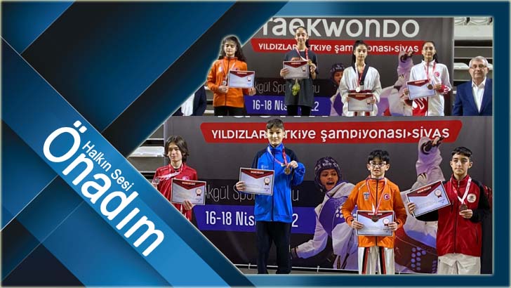 Taekwondo'da 2 madalya birden…