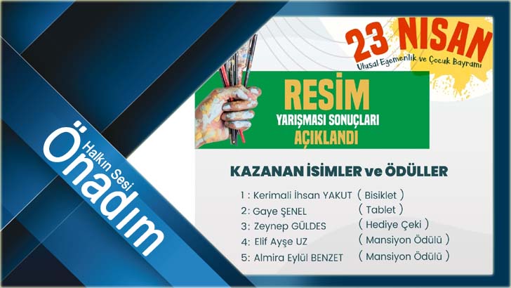 Resim yarışması sonuçlandı