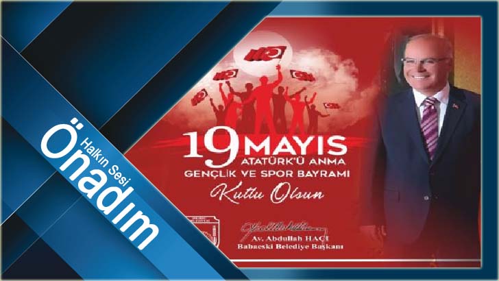 Başkan Hacı 19 Mayıs’ı kutladı