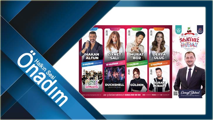 56. Kiraz Festivali programı belli oldu