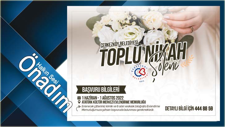 Toplu Nikah Şöleni Kayıtları Başlıyor