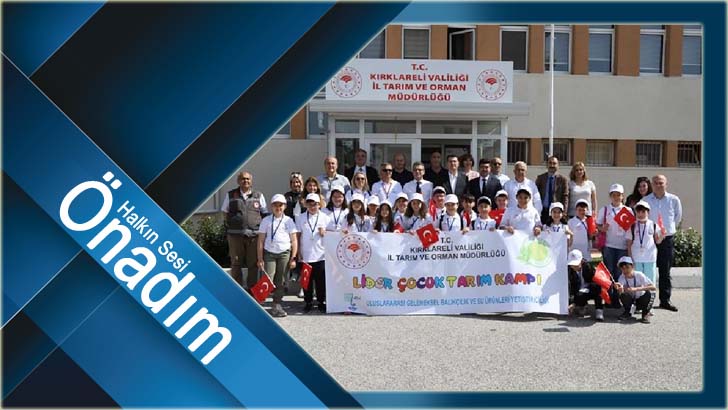Lider Çocuk Tarım Kampı tamamlandı