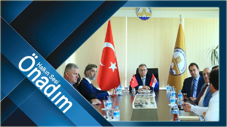 Trakya Üniversitesi ve Hırvatistan Zagreb Algebra Üniversitesi arasında temaslar sürüyor
