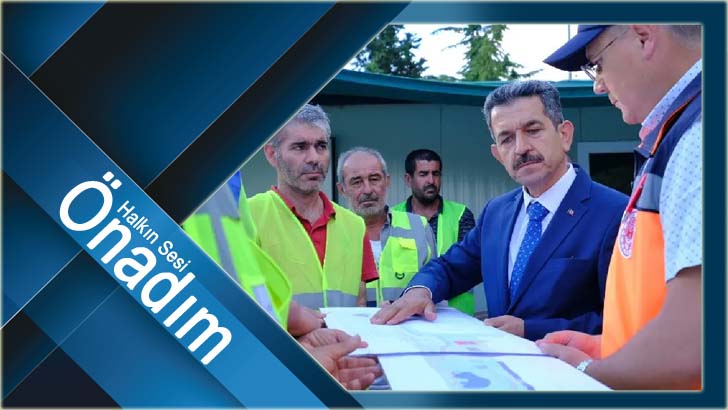 Vali Birol Ekici, Millet Bahçesi Projesi ve Tarihi Gar Binasında devam eden çalışmaları inceledi