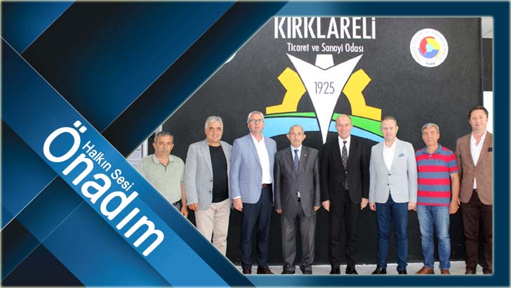 KTSO Başkanları Ilık ile Özsan, Özcan’ı ağırladı