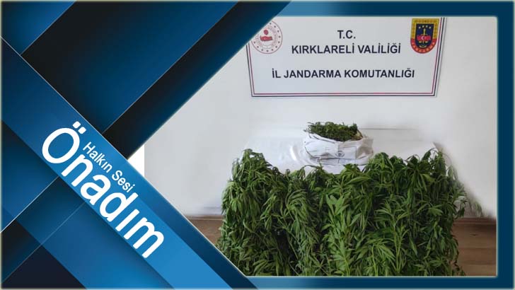 Dronla uyuşturucu avı