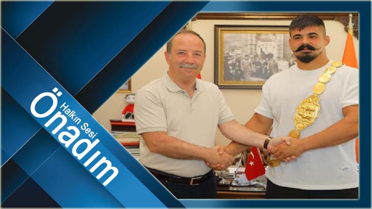 Başpehlivan’dan Gürkan’a ziyaret