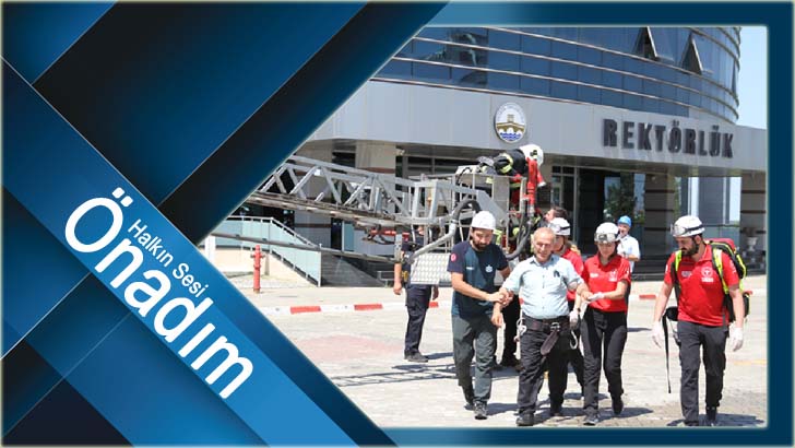 Trakya Üniversitesi’nde Afet Tatbikatı