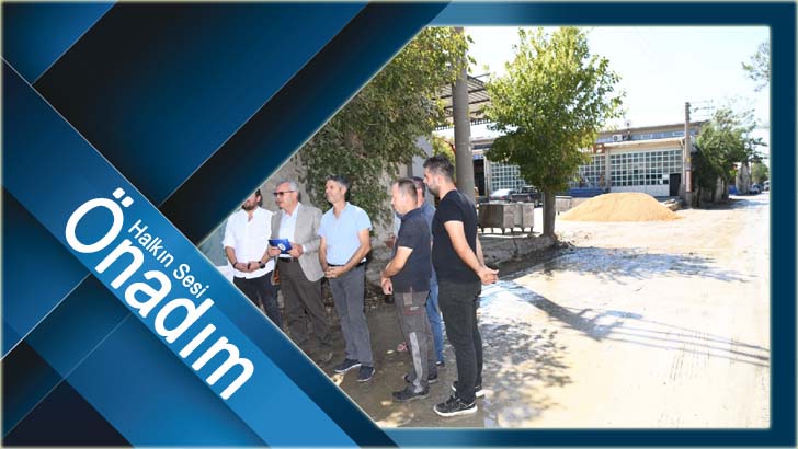 Keşan Küçük Sanayi Sitesi’nde yol ve kaldırım yapım çalışmaları başladı