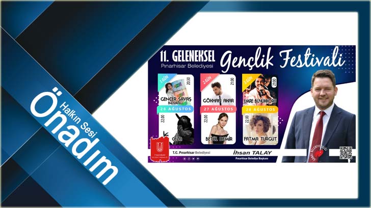 Pınarhisar Gençlik Festivalinde Geri Sayım Sürüyor