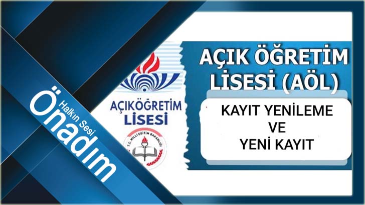 Yeni Kayıt (İlk defa kayıt) ve Kayıt yenilemeler başladı