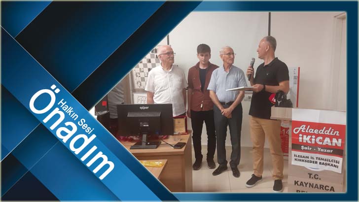 KAYNARCA'DA DUYGULAR KIRKSEDER BAŞKANI ALAEDDİN İKİCAN İLE TAŞTI