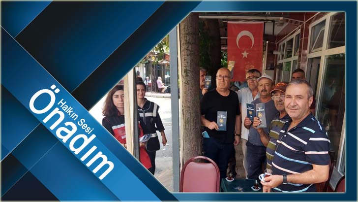 “Kadına El Kalkamaz” broşürleri dağıtıldı