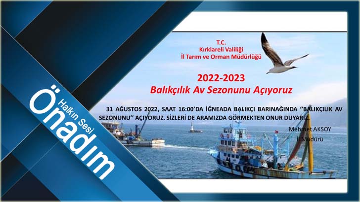Balıkçılık av sezonu yarın açılıyor