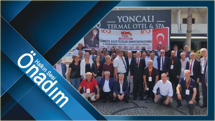 TÜRKİYE GAZETECİLER KONFEDERASYONU, 25. BAŞKANLAR KURULU SONUÇ BİLDİRGESİNİ YAYINLADI