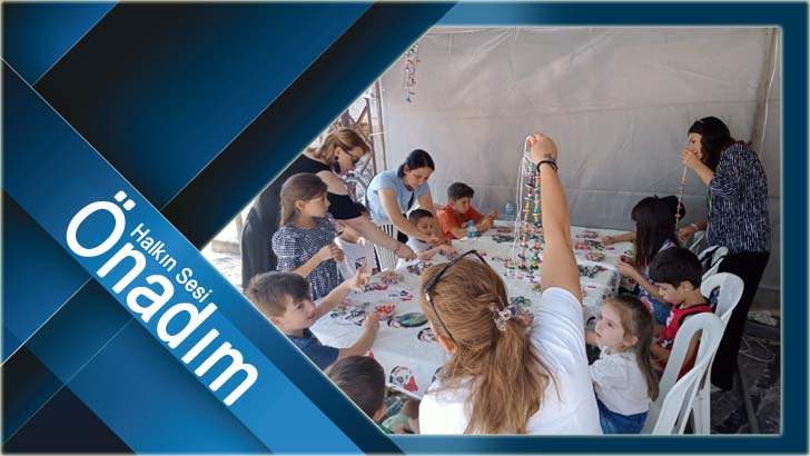 Çocuklar, geri dönüşüm konusunda atölye çalışması yaptı