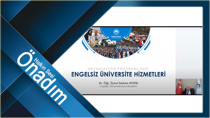 Yeni öğrencilere “Kurumsal Oryantasyon Programı”