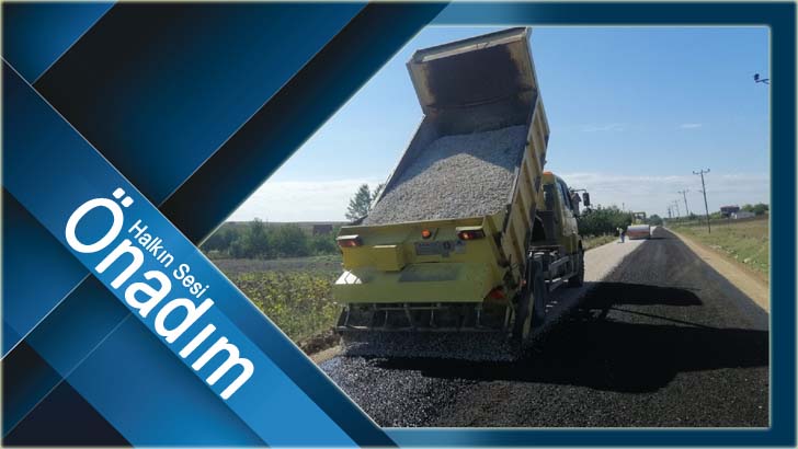 Asfalt kaplama çalışmaları hız kesmeden devam ediyor