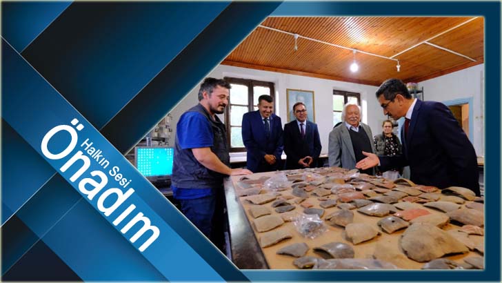 Vali Ekici, Aşağıpınar ve Kanlıgeçit kazı buluntularını inceledi