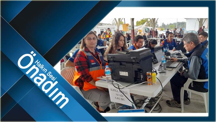 Afetlere karşı saha tatbikatı yapıldı
