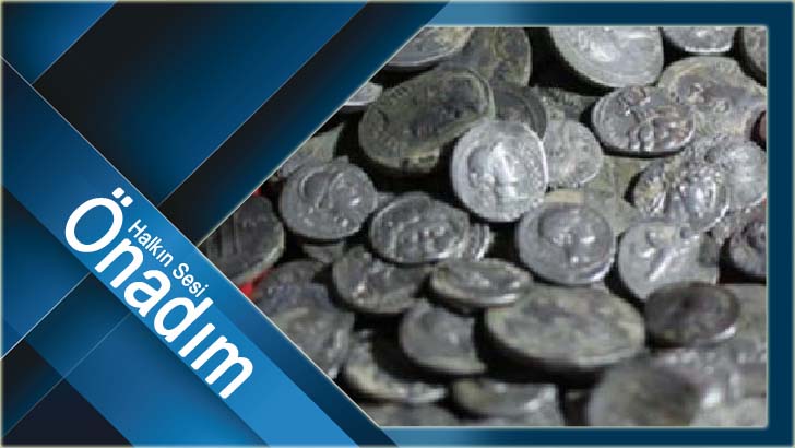 Roma döneminden kalma gümüş sikkeler ele geçirildi
