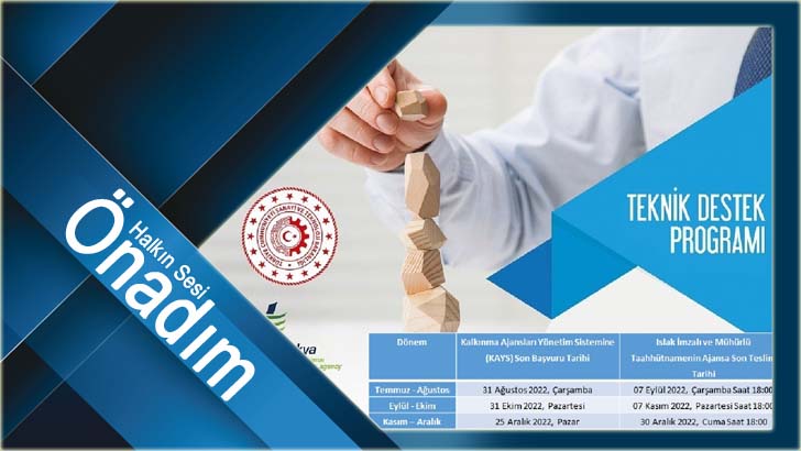 Temmuz- Ağustos Dönemi Teknik Destek Programı Sonuçları Açıklandı