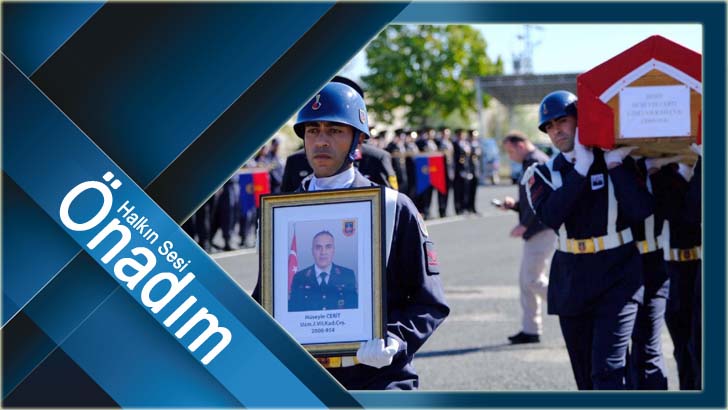 Şehit Uzm. J.VII. Kad. Çvş. Hüseyin Cerit son yolculuğuna uğurlandı