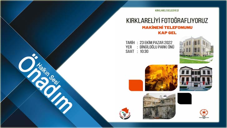 Tiyatro ve fotoğraf sanatçısı Barış Kerim Cesur Kırklarelilerle buluşuyor