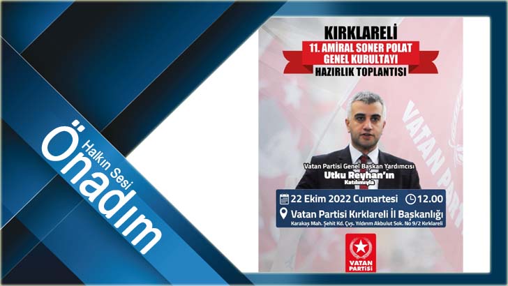 Vatan Partisi Seçim Stratejisini Açıklayacak