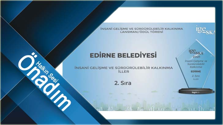 Edirne, 51 İl içinde ikinci sırada yer aldı