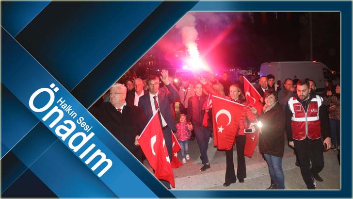 Ergene’de Bayram Coşkusu fener alayı ile taçlandırıldı