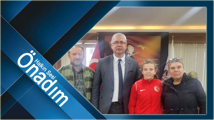 Şampiyon güreşçiden Damızlık Sığır Yetiştiricileri Birliğine ziyaret