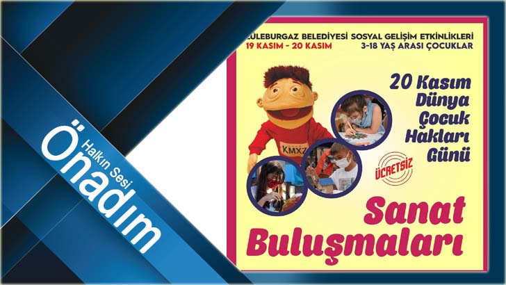 Çocuk Hakları Günü’nde sanatla buluşacaklar!