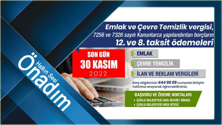 Yapılandırma Ödemelerinde Son Gün 30 Kasım