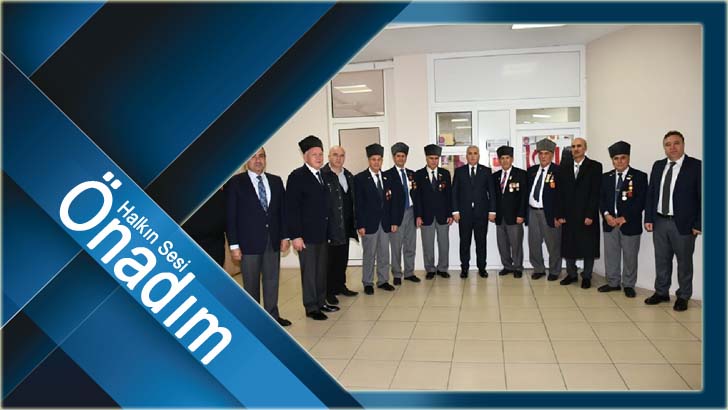 Vali Aziz Yıldırım Muharip Gaziler Derneği’ni ziyaret etti