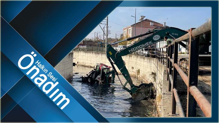 Kavaklıda dere temizlik çalışması devam ediyor
