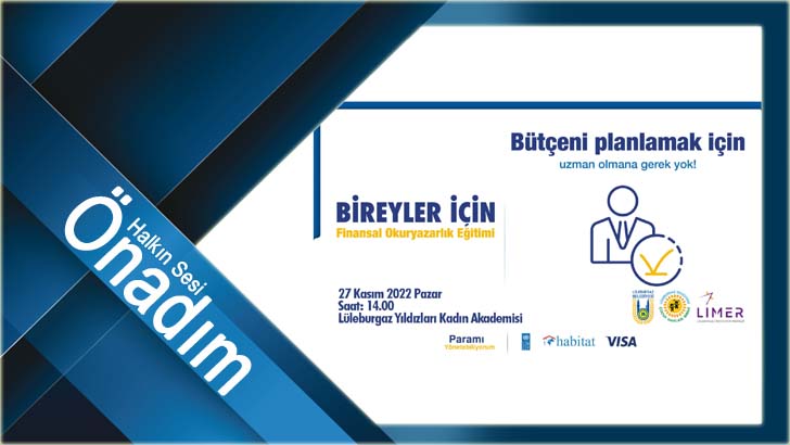 Lüleburgaz’da Finansal Okuryazarlık Eğitimi gerçekleşecek!
