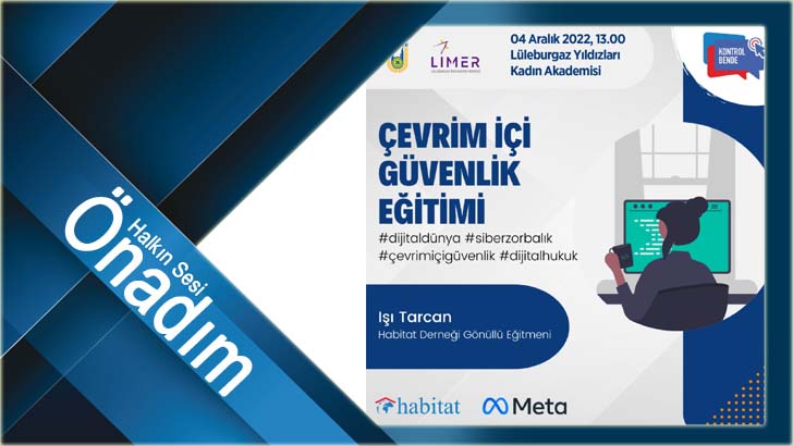Çevrim içi güvenliği öğrenecekler