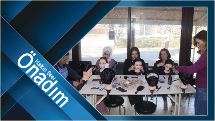 Ergene Belediyesi Bayan Kuaförlüğü Kursu Devam Ediyor