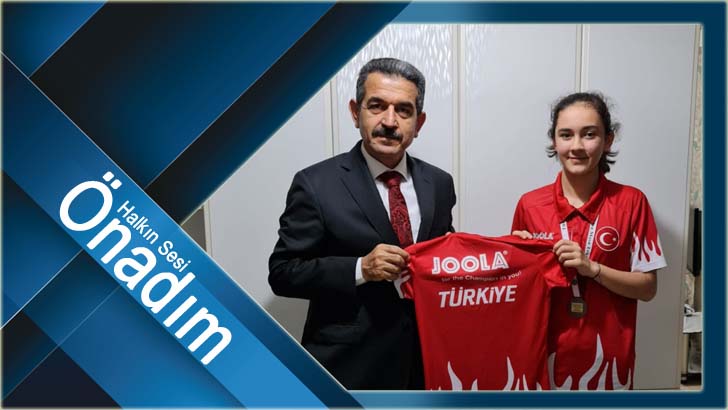 Vali Ekici, Milli Sporcu Dinçer’i ziyaret etti