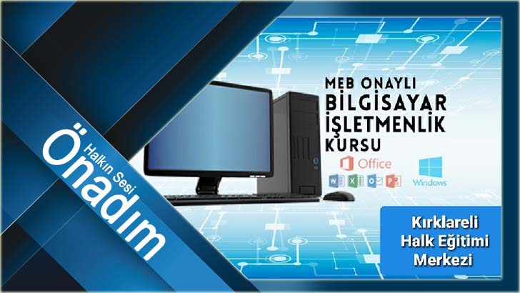 Halk Eğitimi'nden Bilgisayar İşletmenliği Kursu