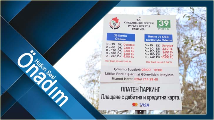 Park metre uygulaması geri döndü