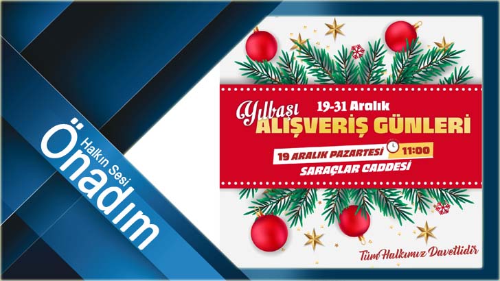 YILBAŞI ALIŞVERİŞ GÜNLERİ BAŞLIYOR