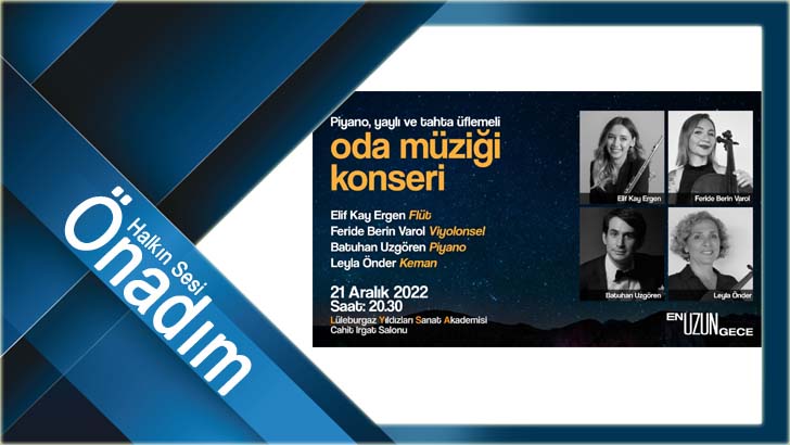 Lüleburgaz’da En uzun gecede Oda Müziği Konseri!