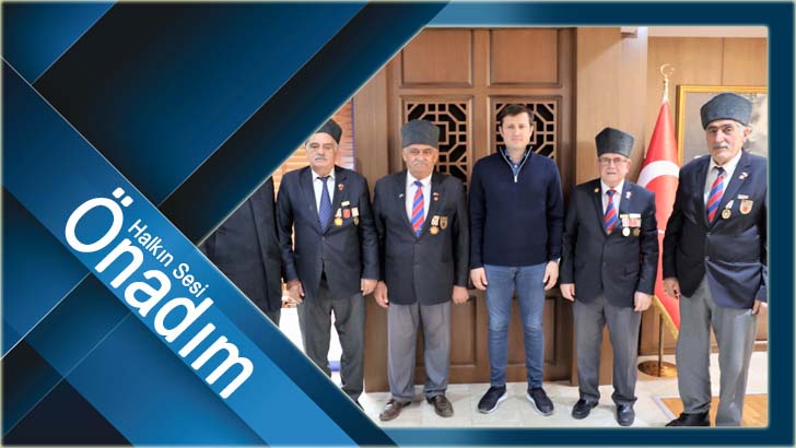 Gazilerimizden Başkan Akay’a ziyaret